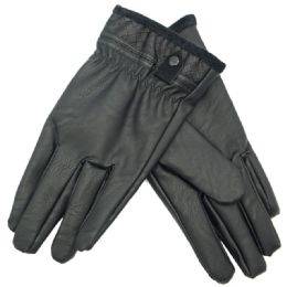36 Bulk Men's Faux Leather Insulated Glove