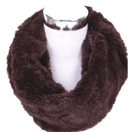 60 Bulk Women's Plush Infinity Scarf