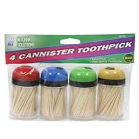 48 Bulk Toothpicks 4 Canisters