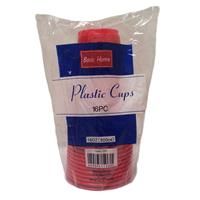 48 Bulk Plastic Cups Solid Red 16 Ounce
