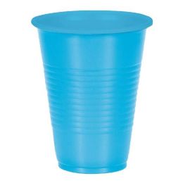 48 Bulk 10 Count Plastic Cups Blue