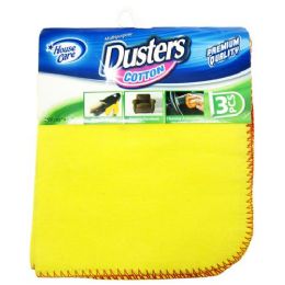 72 Bulk 3 Pack Yellow Dusters