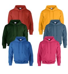 24 Bulk Gildan Unisex Mill Graded Irregular 2nd Hooded Pullover Sweat Shirts