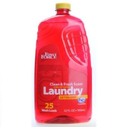 32 Bulk First Force He Liquid Laundry Detergent Concentrated