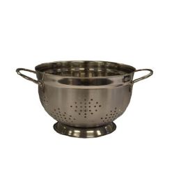 12 Bulk 5 Quart German Colander Stainless