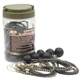 12 Bulk 20 Piece Camo Ball And Mini Bungee S