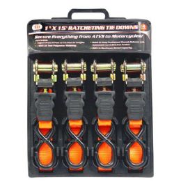 4 Bulk Ratcheting Tie Downs