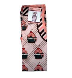 72 Bulk Pink Cupcake Style Apron 22x32in
