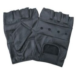 5 Bulk Leather Half Gloves