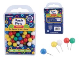 96 Bulk 100pc. Round Push Pins