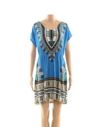 36 Bulk Womens Fashion Cover Up Assorted Size Blue