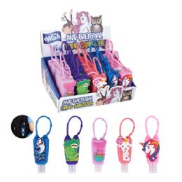 25 Bulk 1oz Hand Sanitizer With Silicone Holder (assorted)