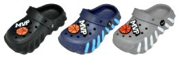 48 Bulk Assorted Boys Mvp Clogs With Charms
