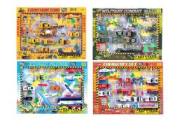 16 Bulk Diecast Play Set