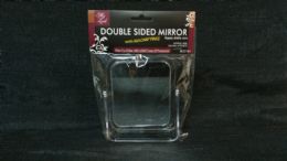 144 Bulk Rectangular Double Sided/zoom Mirror W/ Stand