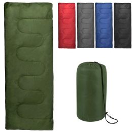 10 Bulk Sleeping Bags With Stuff Sack 5 Color Assortment