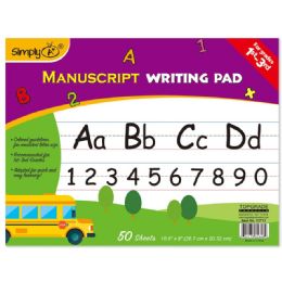 96 Bulk 50 Count Manuscript Writing Pad