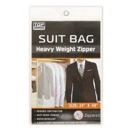 96 Bulk Mens Suit Bag Clear