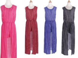 24 Bulk LADIES Round Neck SHORT JUMP SUIT