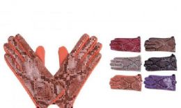 72 Bulk Women's Warm Leopard Print Glove
