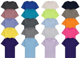 144 Bulk Mens Cotton Short Sleeve T Shirts Mix Colors Size 2xl