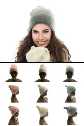 36 Bulk Pompom Knit Hat