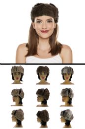 12 Bulk Sizes Vary Synthetic Fur Trapper Hat