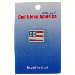 96 Bulk Patriotic Flag Pin