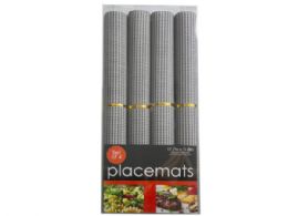 25 Bulk 4 Piece Rolled Placemats