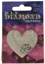 96 Bulk Temporary Crystal Tattoos
