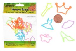 192 Bulk Princess Style Ring Silly Bands