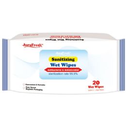 72 Bulk Sanitizing Wet Wipes
