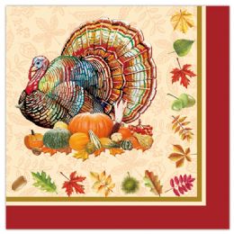 96 Bulk 20 Count Thanksgiving Napkin