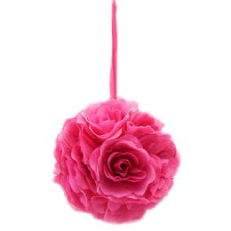 36 Bulk Six Inch Silk Flower Hot Pink 