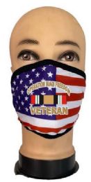 24 Bulk Flag Style Face Mask Iraqi Veteran