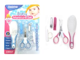 96 Bulk Manicure Set 5 Piece Baby Design