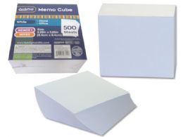 36 Bulk Memo Cube 500 Sheets In White