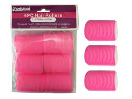 96 Bulk 6 Piece Cling And Foam Hair Rollers