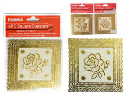 72 Bulk 6 Piece Square Coasters