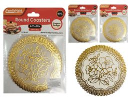 144 Bulk 6 Piece Round Coasters