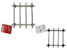 48 Bulk Metal Hot Pad With Rubber Feet