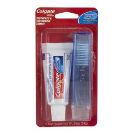 72 Bulk Colgate Paste & Travel Toothbrush - 0.85 oz. Carded