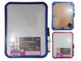 24 Bulk Whiteboard And Marker Set