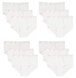 Bulk Hanes Or Fruit Of The Loom Mens White Brief Size 3xl