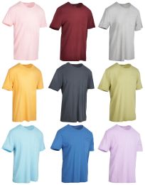 Bulk Yacht & Smith Mens Assorted Color Slub T Shirt With Pocket - Size M