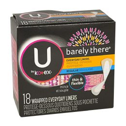24 Bulk Barely There Thin Pantiliners Travel Size Box Of 18
