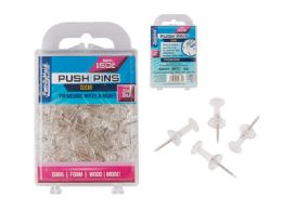 96 Bulk 150 Piece Clear Push Pins