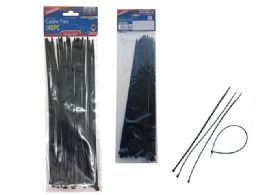 48 Bulk SELF-LOCKING CABLE TIE 40-Piece 11.8" LONG BLACK Color