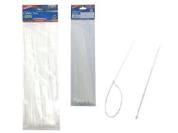 144 Bulk SELF-LOCKING CABLE TIE 40-Piece 11.8" LONG WHITE Color