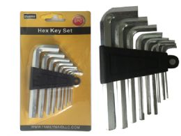 96 Bulk 8pc Hex Key Screwdriver Set